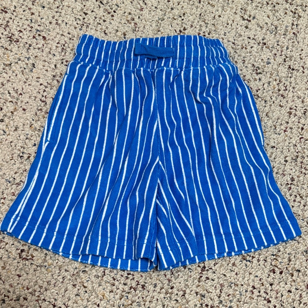 Crewcuts Blue and White Striped Shorts